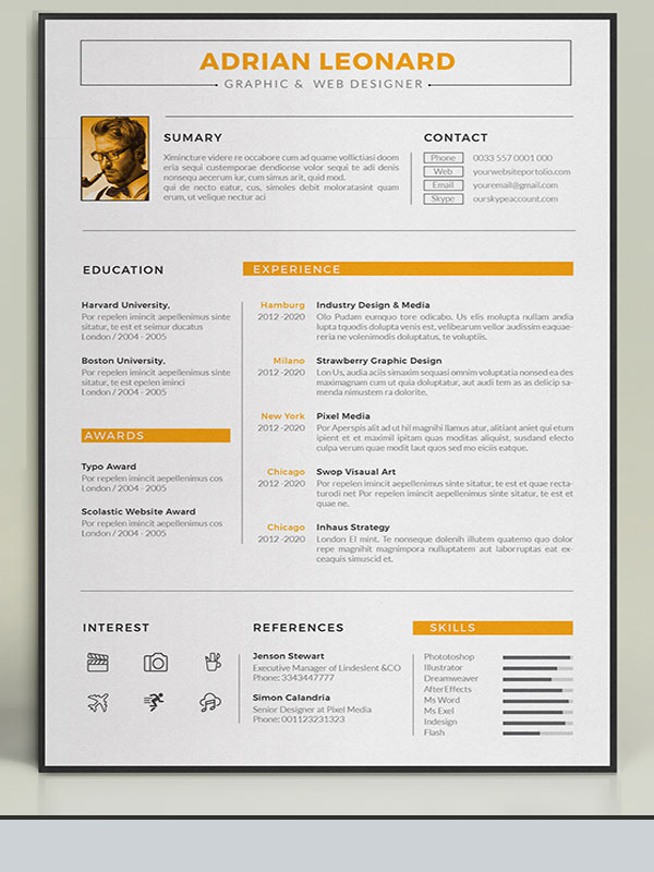 Resume templates macbook awesome creative resume